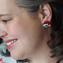 Koala Claus Earrings