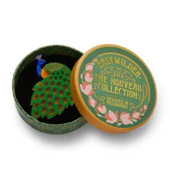 Le Peacock Royal Brooch