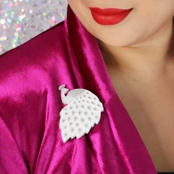 Le Peacock Royal Brooch
