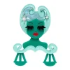 Libra The Learned Brooch