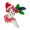 Little Ragged Christmas Blossom Brooch