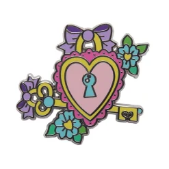 Lock And Key Enamel Pin