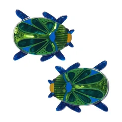 Luck Of The Beetle Hair Clips Set - 2 Piece