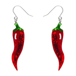Lucky Little Horn Drop Earrings