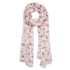 Madame Caniche Large Neck Scarf - White