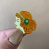 Mademoiselle Bernhardt Enamel Pin