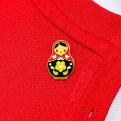 Matryoshka Memories Medium Enamel Pin