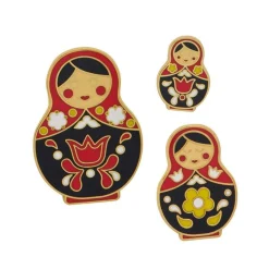 Matryoshka Memories Medium Enamel Pin