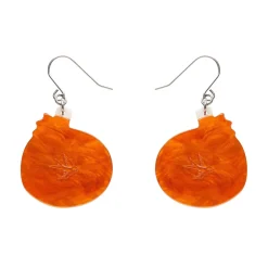Midnight Magic Pumpkin Drop Earrings