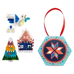 Modern Holiday Mystery Mini Brooch - 3 Pack