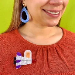 Moon Ride Brooch
