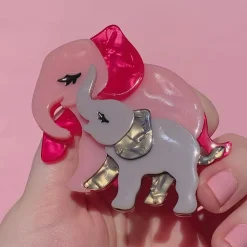 Mother Ella Elephants Brooch