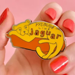 Moves Like Jaguar Enamel Pin