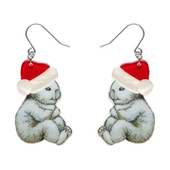 Mr. & Mrs. Bear Drop Earrings