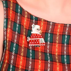 Mrs. Clause Brooch
