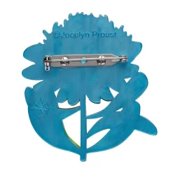 Mythical Blue Waratah Brooch