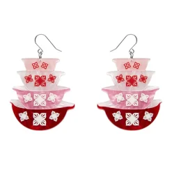 Nanna'S Prized Flower Bowls Earrings