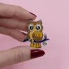 Owl Eyes On You Enamel Pin