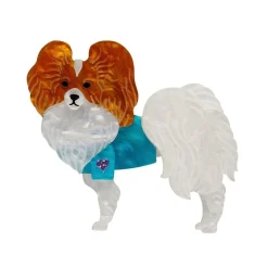 Papillon En Bleu Brooch