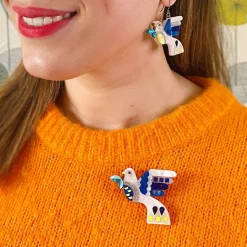 Peace & Love Brooch