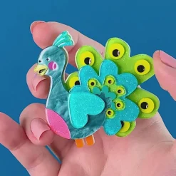 Percy The Peacock Brooch