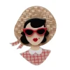 Picnic Portrait Brooch