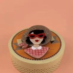Picnic Portrait Brooch