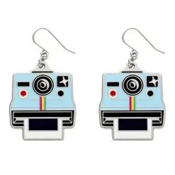 Picture Of Us Enamel Drop Earrings