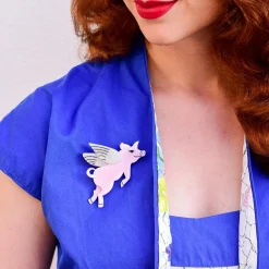 Pigs Can Fly Brooch