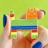 Pinata Cat Enamel Pin