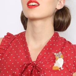 Precocious Pixie Dog Brooch