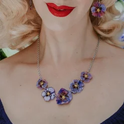Purple Prose Necklace