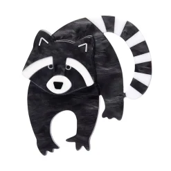 Randy Raccoon Brooch