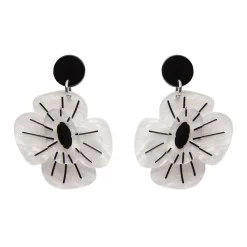 Remembrance Poppy Drop Earrings