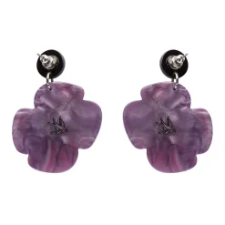 Remembrance Poppy Drop Earrings