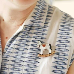 Rocking Reminiscence Mini Brooch