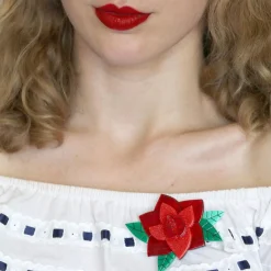 Rosa Espanola Brooch