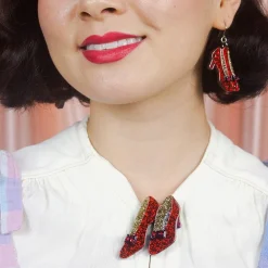 Ruby Slippers Brooch