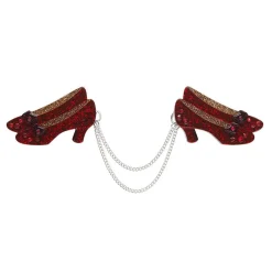 Ruby Slippers Double Brooch