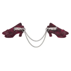 Ruby Slippers Double Brooch