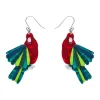 Scarlet Sovereign Earrings