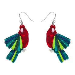 Scarlet Sovereign Earrings