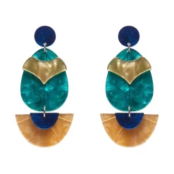 Secret Scarab Drop Earrings