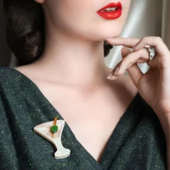 Shaken, Not Stirred Brooch