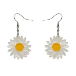 She Loves Me Daisy Drop Earrings