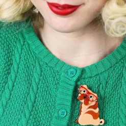 Shi-Ping The Shar Pei Dog Brooch