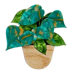 Show Me The Money Plant Brooch