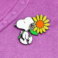 Snoopy'S Sunflower Enamel Pin