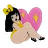 Sparkle Heart Brooch
