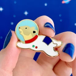 Stout-Hearted Spaceham Enamel Pin